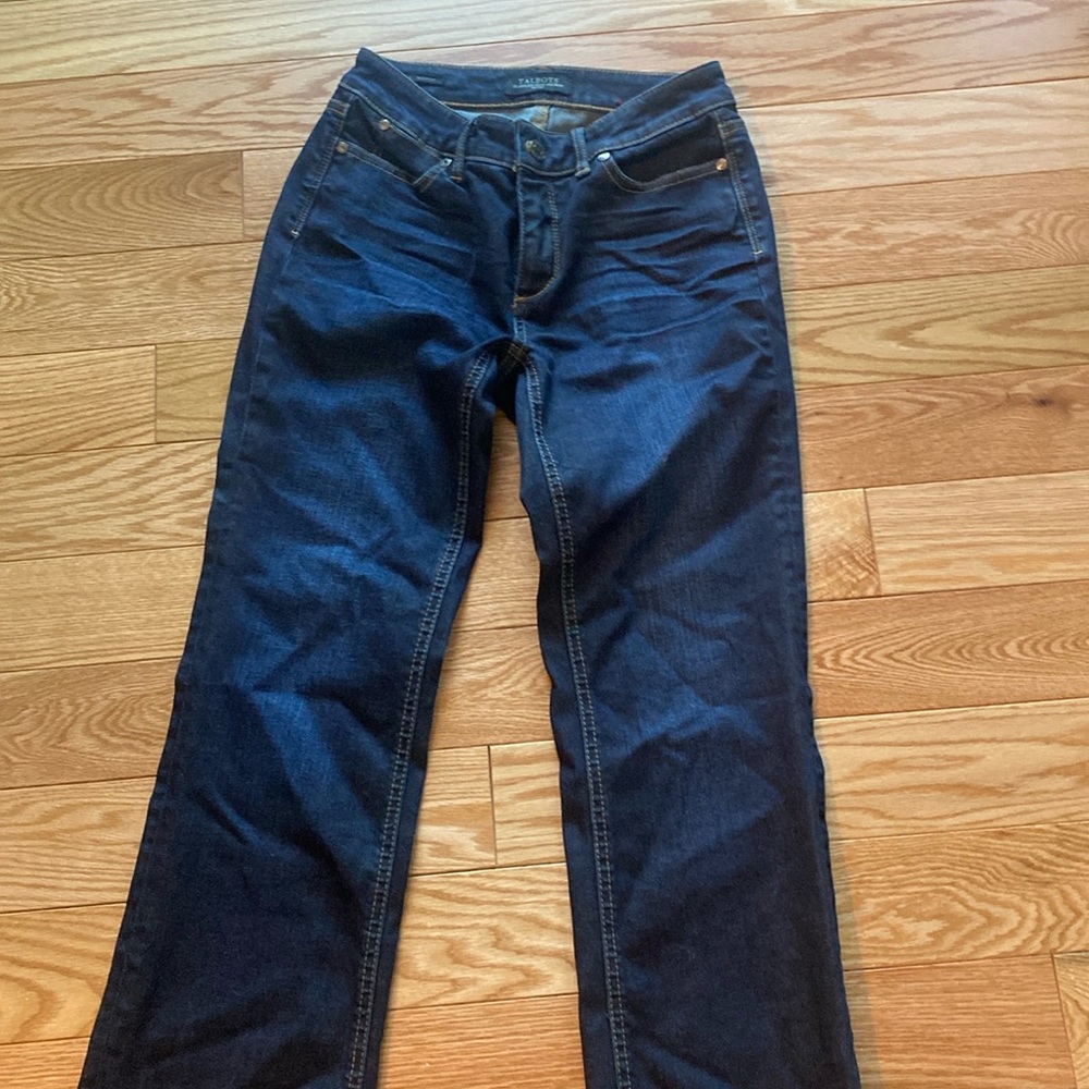 Talbots bootcut jeans.